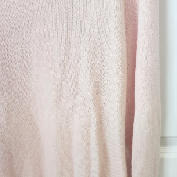 Neiman Marcus 100% Cashmere Light Pink Turtleneck Pullover Knit Sweater Large - Picture 13 of 16